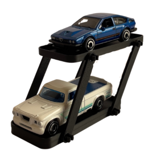 hot wheels 2 car holder | 3d printed tabletop display stand for collectors